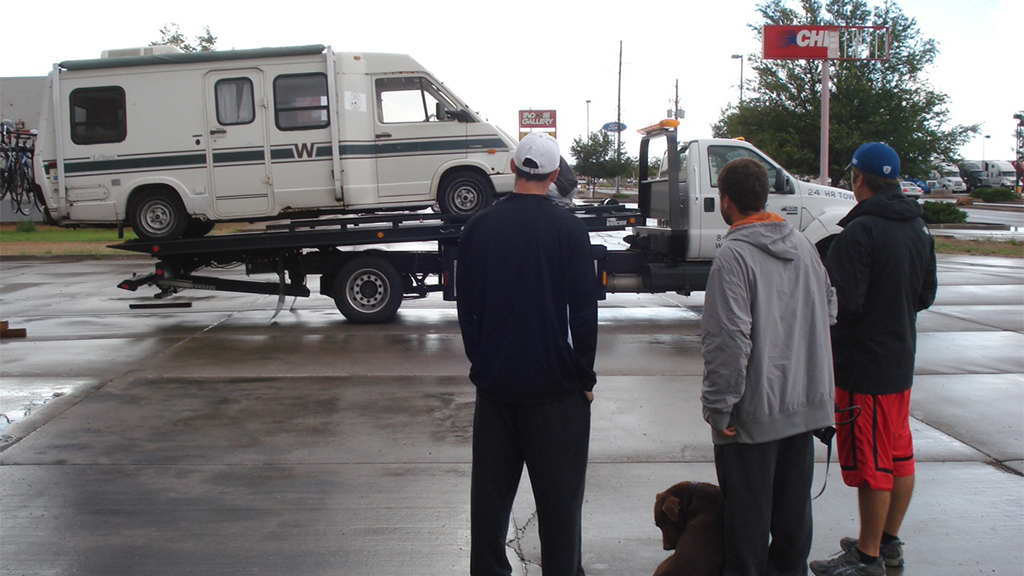 For Aaron: Broken down RV