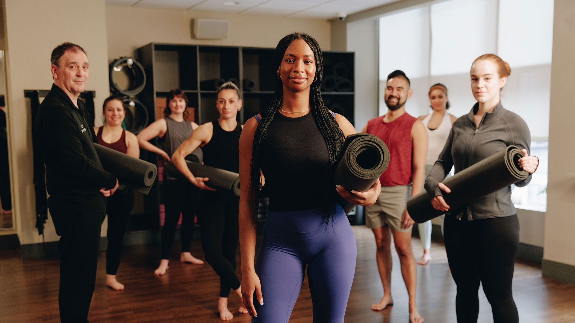 CITY FITNESS STILL Group Shot Yoga